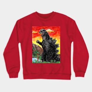 Monster Island Sunset Crewneck Sweatshirt